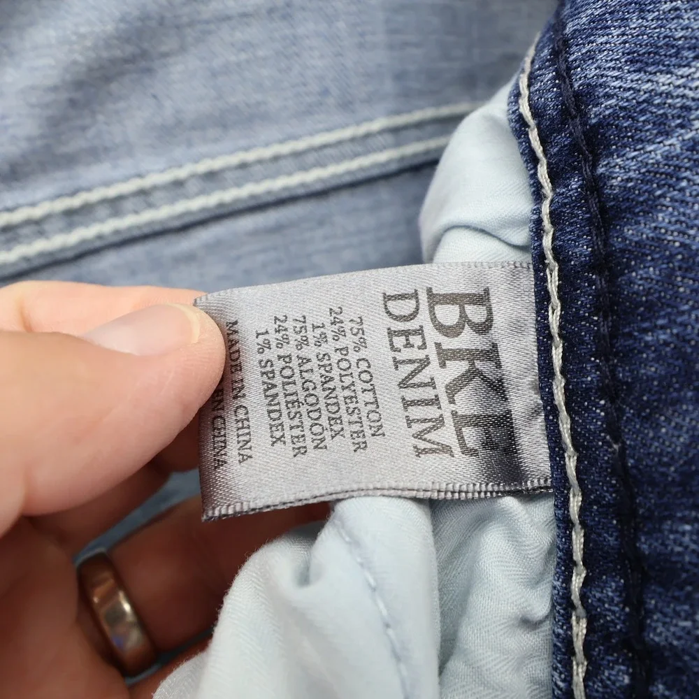 BKE Jake Straight Leg Mens Blue Denim Jeans Size 32R ABP1609
